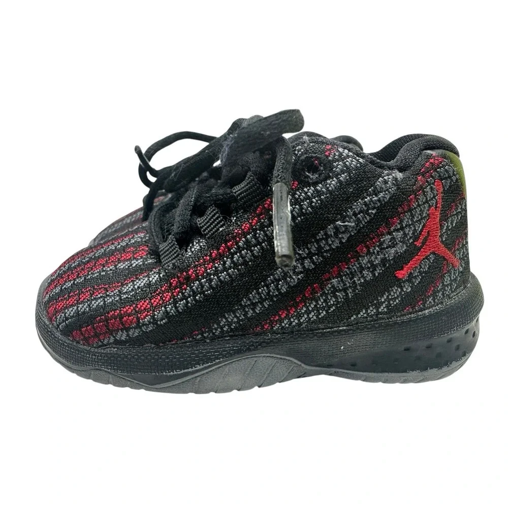 Nike Air Jordan B. Fly Basketball Sneakers Toddler 4C Gray Black Red‎ 881447-005